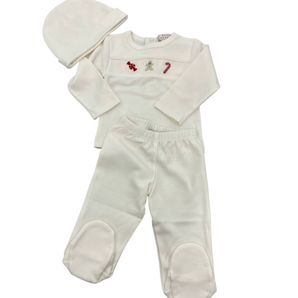 NEW THE BEAUFORT BONNET COMPANY kid's hart hold me set in white